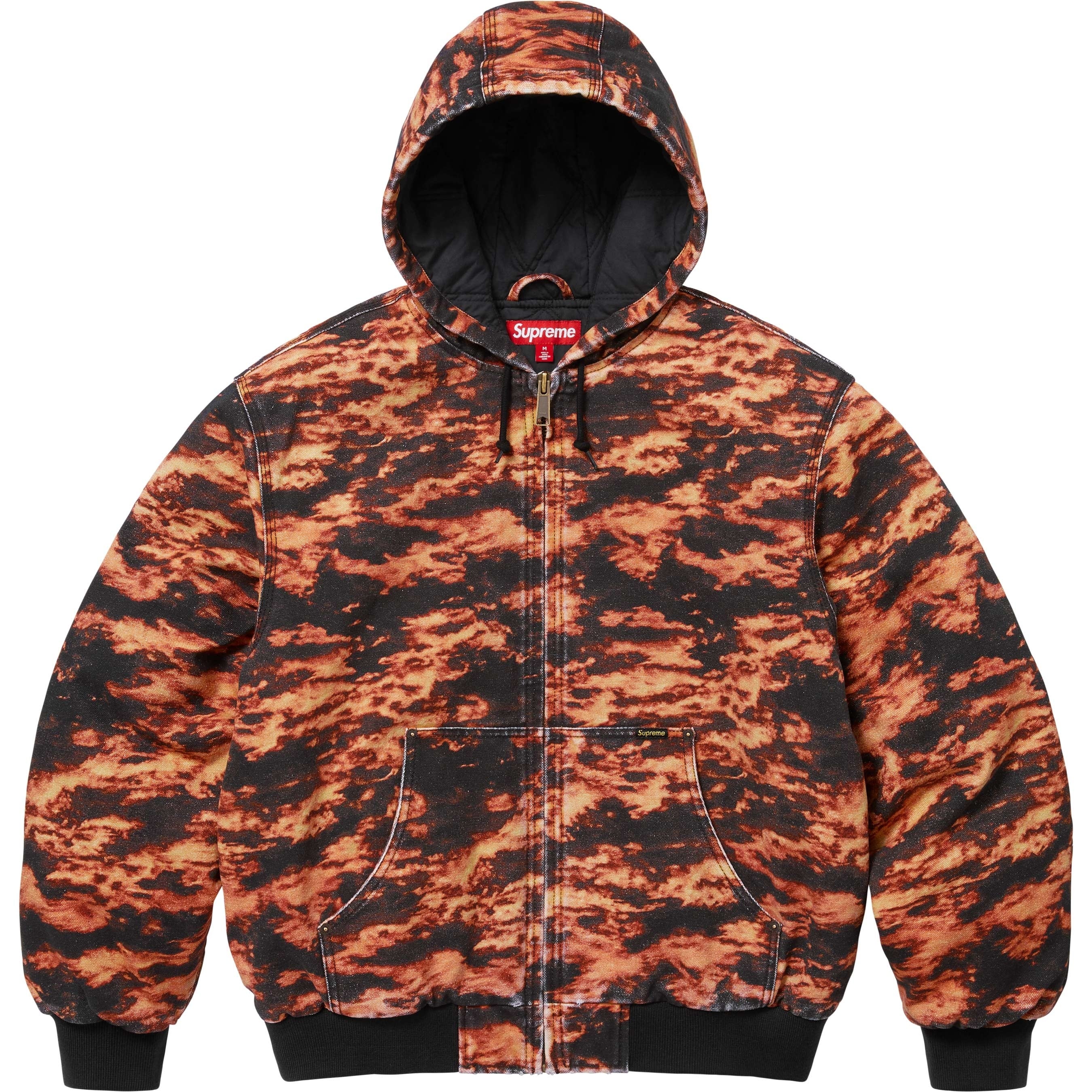 AOI Embroidered Hooded Work Jacket view 16